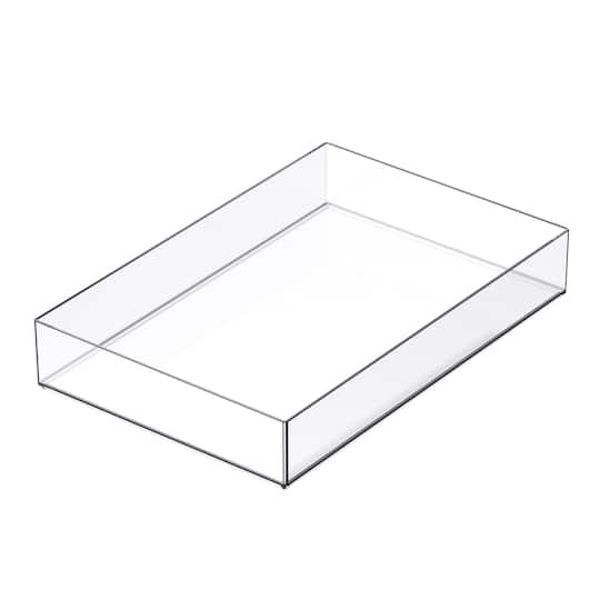 12" x 8" Clear Stacking Storage Tray by Simply Tidy™